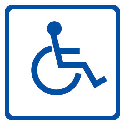 Знак доступности для инвалидов-колясочников