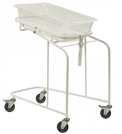 КТН-01-МСК Кровать-тележка для новорожденных с пластиковым кувезом, с подвижным ложем, в комплекте с матрасом