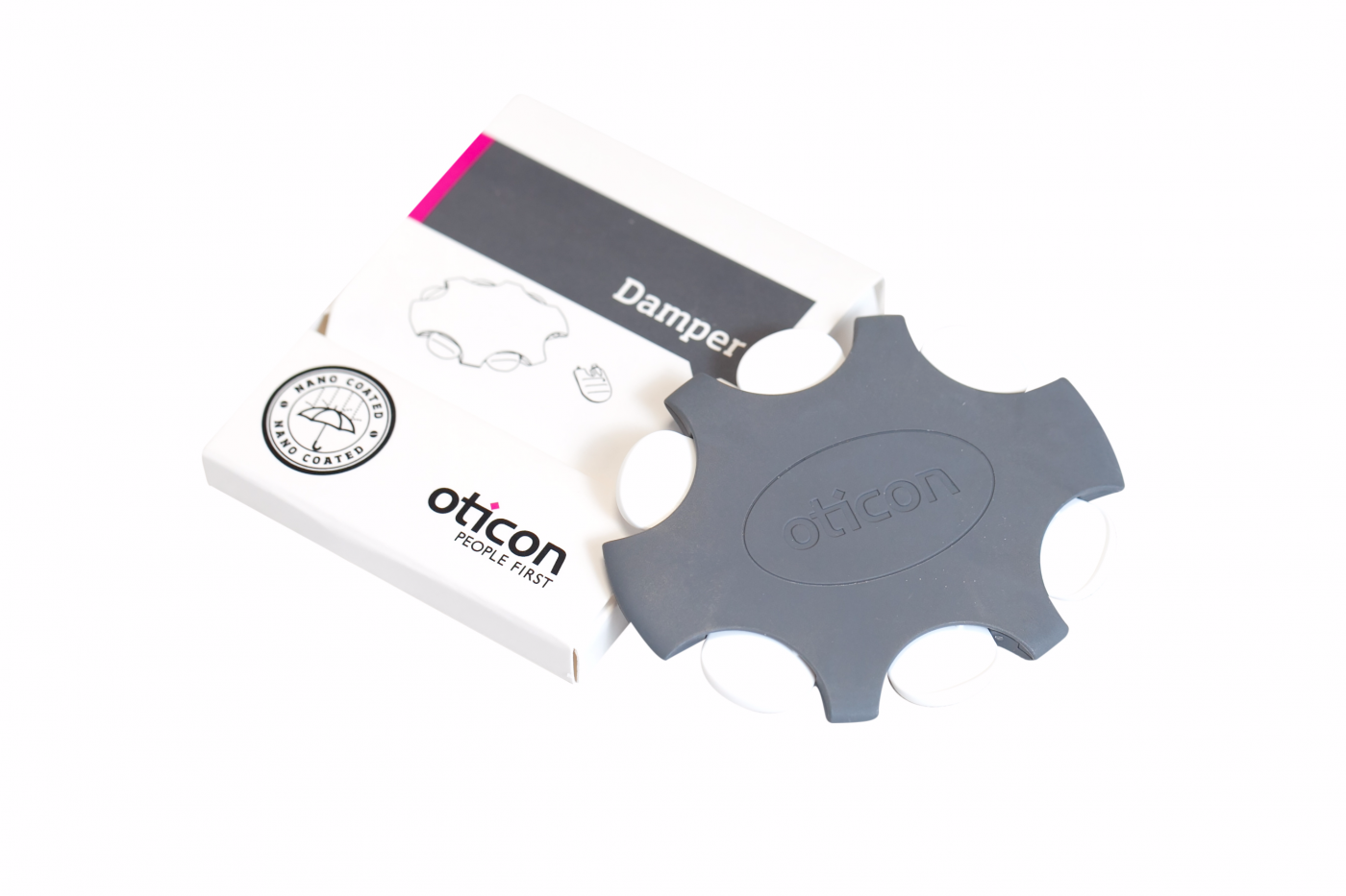 Демпфер для звукового крючка Oticon производства Средства по уходу за слуховыми аппаратами 
