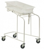 КТН-01-МСК Кровать-тележка для новорожденных с пластиковым кувезом, с подвижным ложем, в комплекте с матрасом