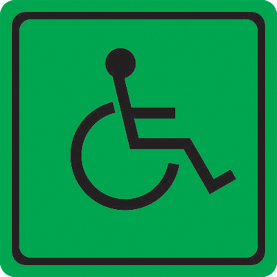 Знак доступности для инвалидов всех категорий