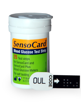 SensoCard Plus - тест-полоски для глюкометра  50 шт.