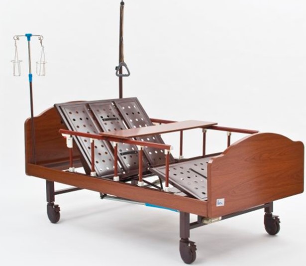 Механическая кровать функциональная медицинская DHC с принадлежностями FF-4 с функцией переворачивания пациента